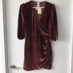 Aritzia Lyric velvet dress